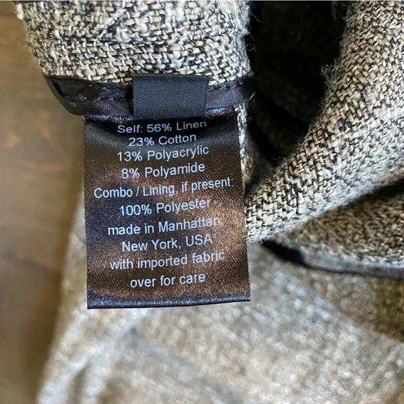 **SOLD** Rachel Comey tweed linen cotton overalls jumpsuit 2 - Picture 11 of 12